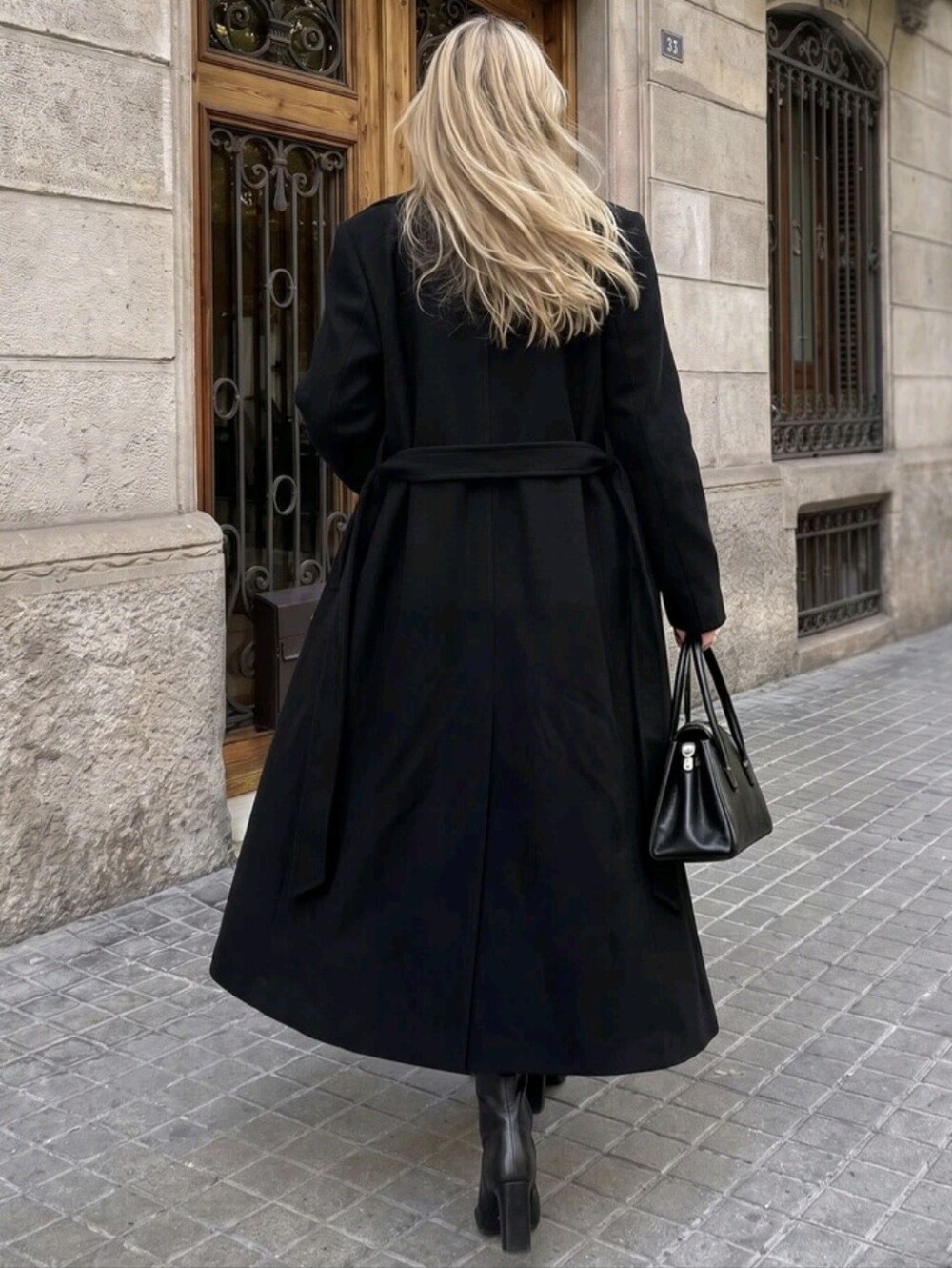 Women's Trench Coat Jacket, Suede Fabric, Casual Daily Commute, Belted - Picture 2 of 6